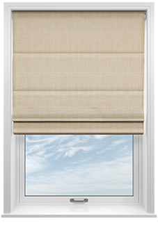 Rhea, Sesame - Twist&Fit Roman Blind